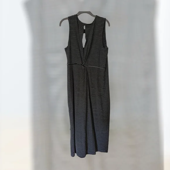 Athleta Stripe Twist Back Dress - Picture 2 of 6